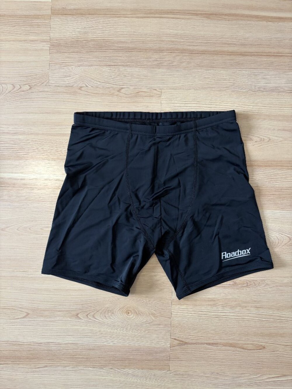 Roadbox Men's Compression Shorts, Small, Black